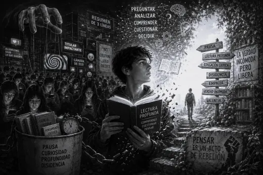 La renuncia al pensamiento: ¿Por qué estamos perdiendo el sentido crítico?